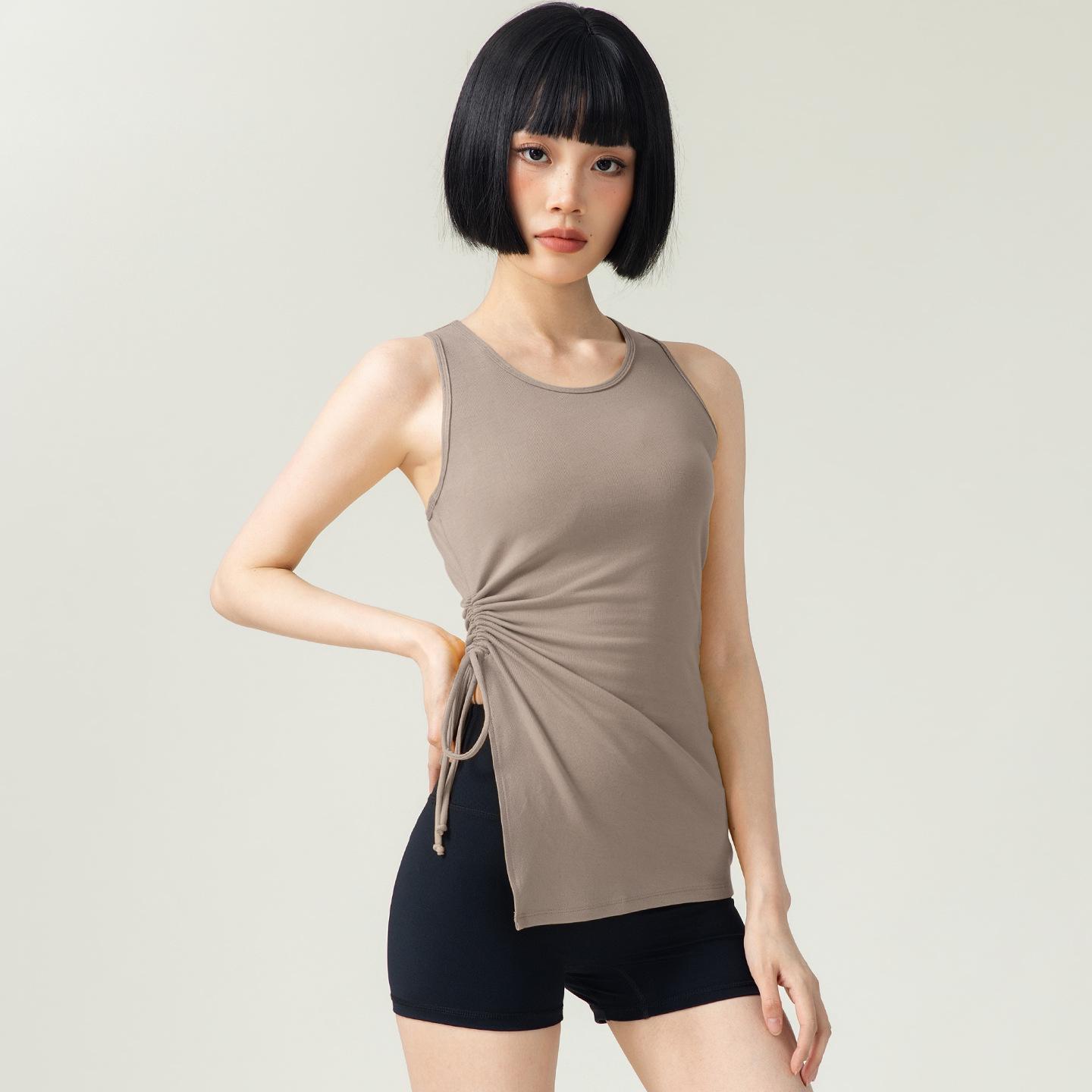 Women s Pure Desire Slimming Yoga Vest - Long, Quick-Dry Pilates Fitness Top