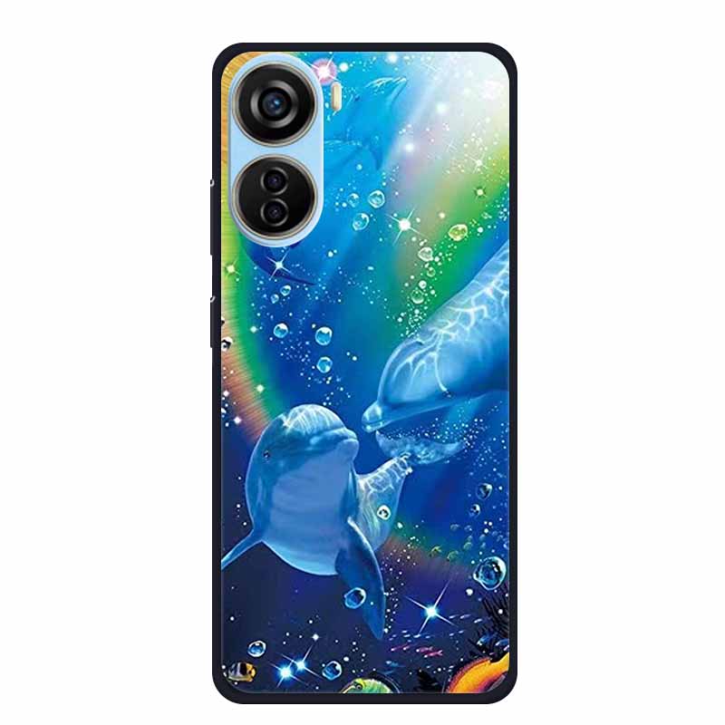 Handyhülle Für ZTE Axon 40 Lite Rückseite Hülle Schwarzes Silikon Weiche Hülle Für ZTE Blade V41 Vita V50 Design 5G LIBERO 5G IV Hülle