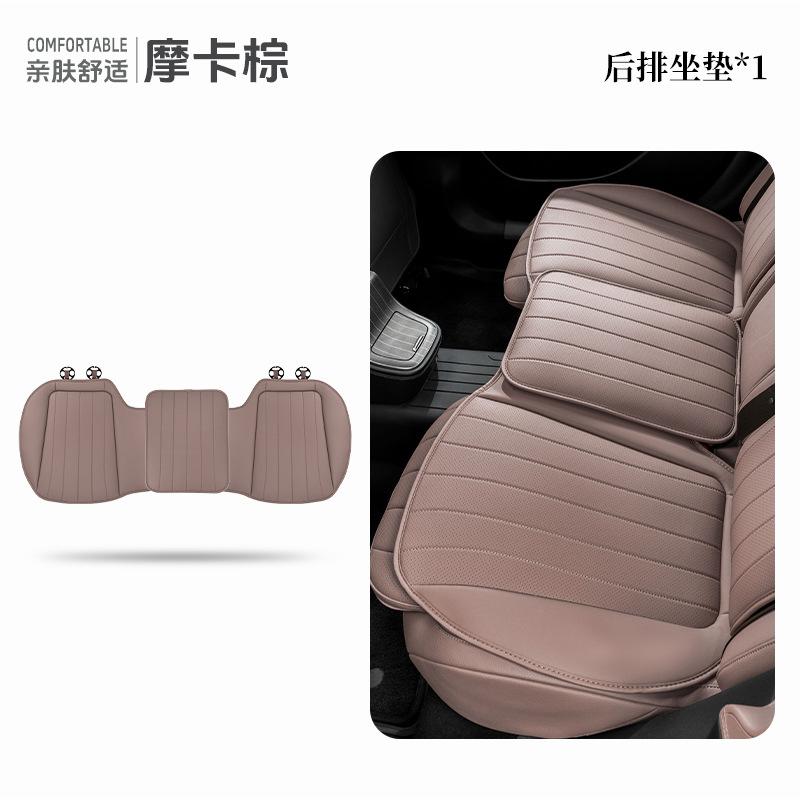 Luxury Car SUV Universal Nappa Leather Car Seat Cover Comfortable Memory Foam Perforated Leather Cushions Car Seat Protection