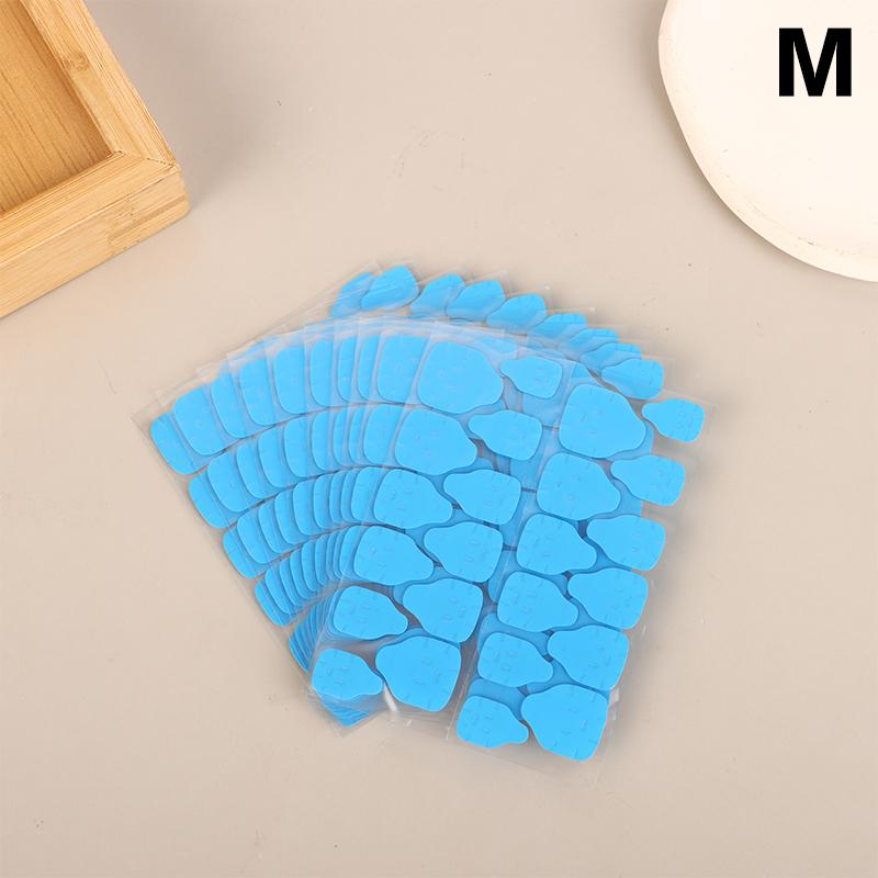 10Pcs 24 Pills/Sheet Uv Double Side Adhesive Tape Glue Sticker False Nail Glue For Fake Nails Tips Clear Jelly Pad Press Tool