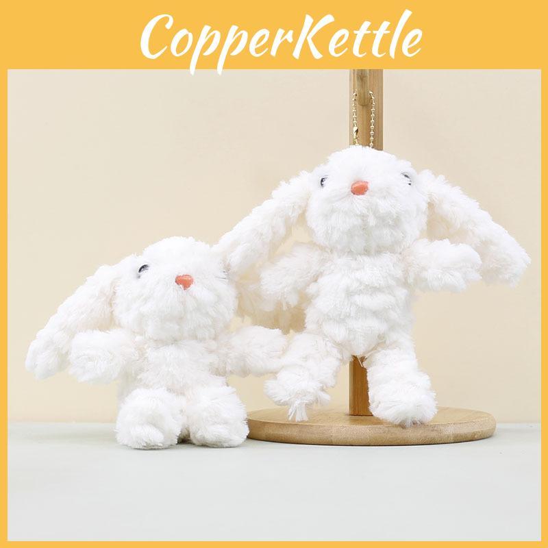 Key Bunny Chain Cartoon Plush Toy Long Eared Children Backpack Doll Pendant