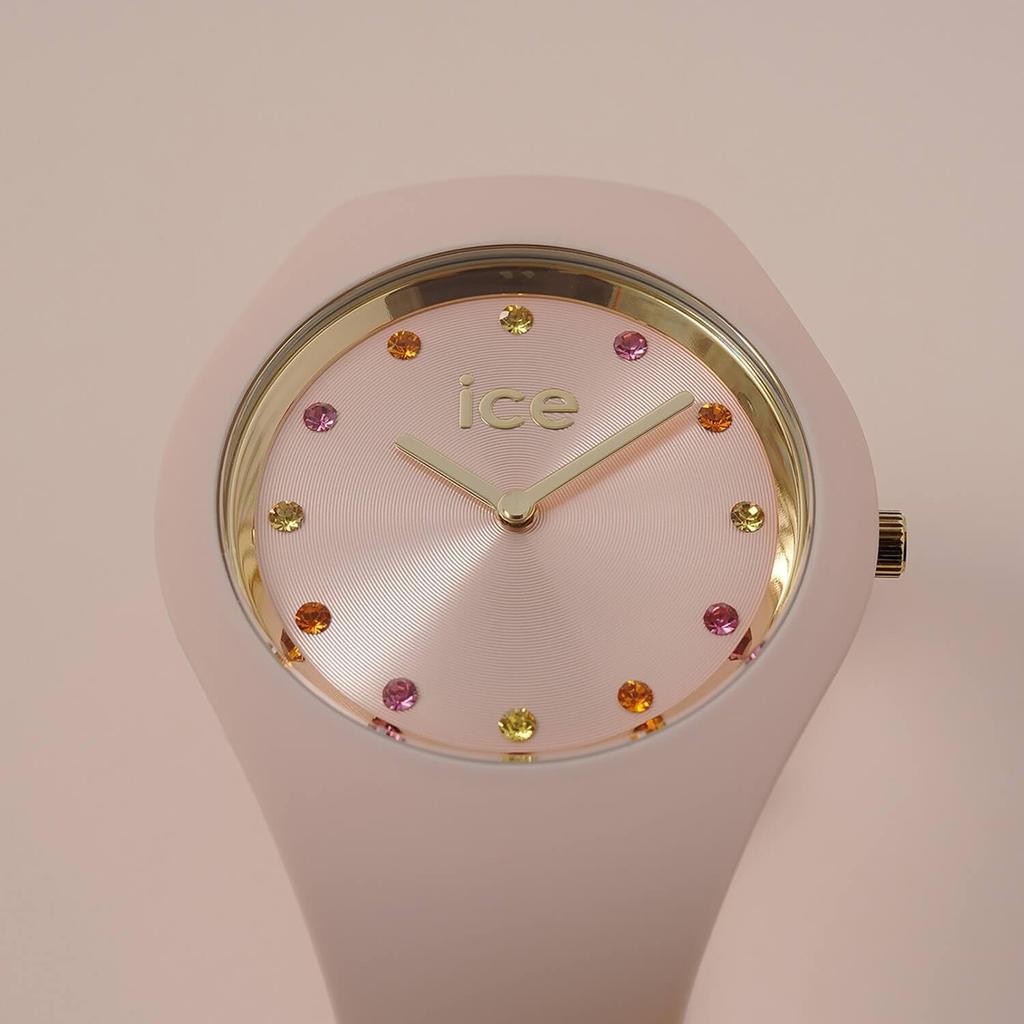 ICE WATCH ICE cosmos Light Peach 37mm Watch with Silicone Rubber Strap Officially Imported (Small Plus) Women's (Product Code 022458) -