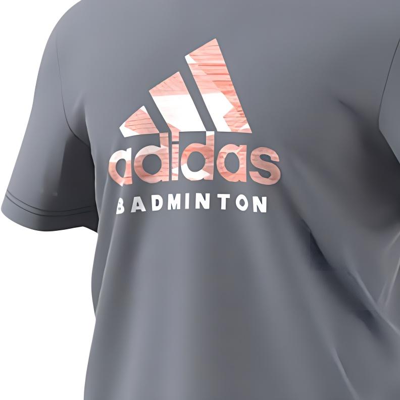 Adidas Logo Print Round Neck Comfortable Short Sleeve T-Shirt Men Tops Gray CV4337