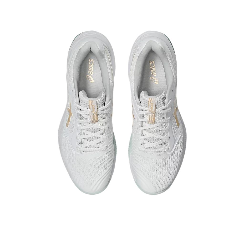 Asics  Netburner Ballistic FF 3 White Champagne Women Sneakers 1052A069-112