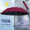 12 Ribs Extra Large Windproof Auto Open/Close Umbrella UV Sun Rain Dual Use Compact Portable Travel Fashionable Men Women