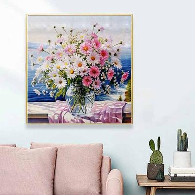 Neu eingetroffen 5D DIY Vollkreis Diamantmalerei „Blumenstrauß“ Stickerei Kreuzstich Heimdekoration Geschenk