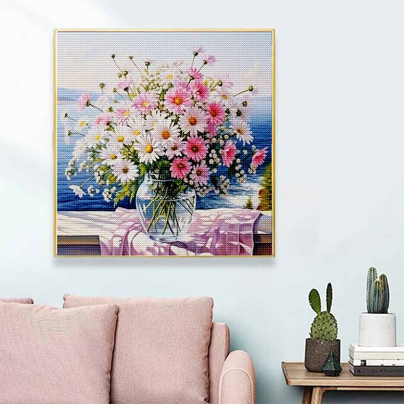 New Arrival 5D DIY Full Circle Diamond Painting "Bouquet" Embroidery Cross Stitch Home Decor Gift