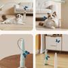 Suction Cup Base Cat Teasing Stick USB Rechargeable Electric Butterfly Cat Toy  Cat Exercise