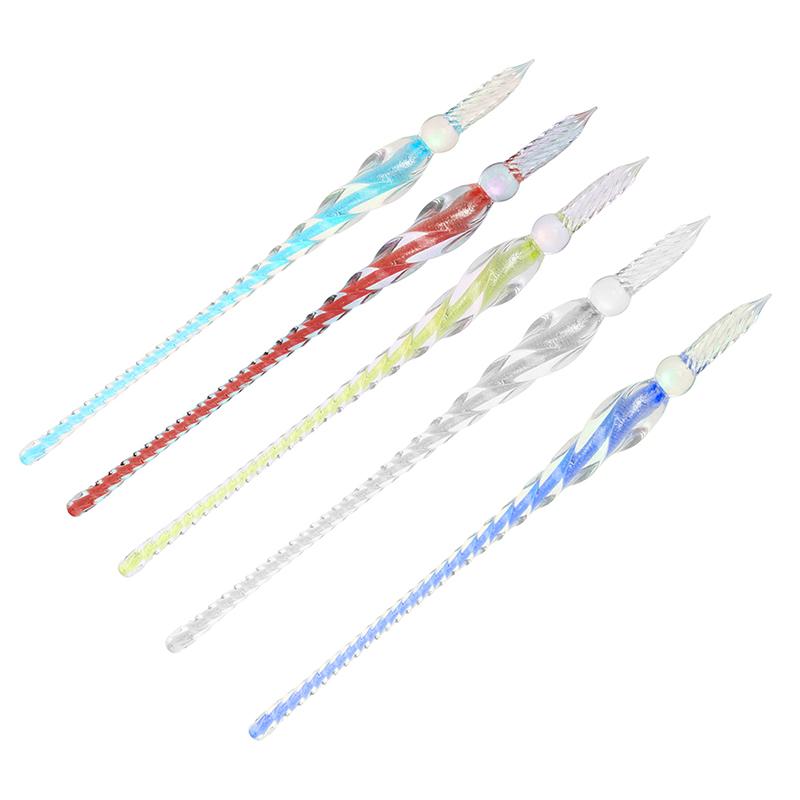 Glass Drip Fountain Pen Vintage Dip Dipping Pen Filling Ink Painting Supplies