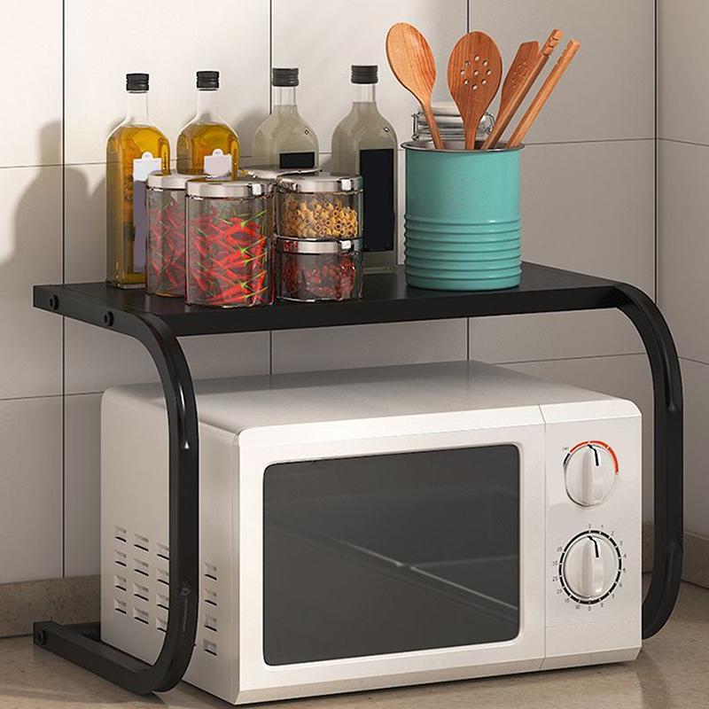 Kuchyňský rošt do trouby Domácí vícevrstvý úložný stojan Organizér Kovový držák Velká kapacita Mikrovlnný regál