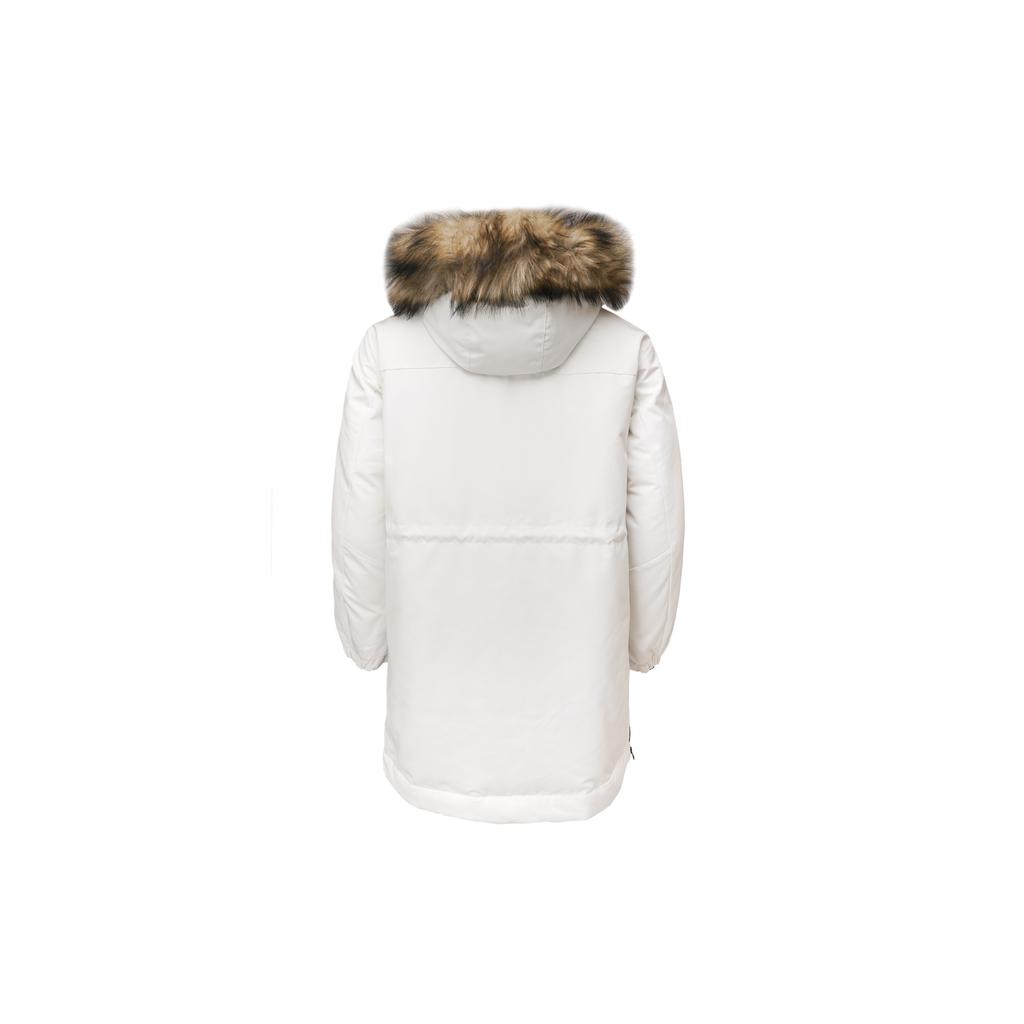 New Balance Down Jackets Women's White Hooded Moderate Other NPA46012-IV