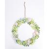 Creation Christmas Wreath In Cardboard Gray Tones 20 Cm