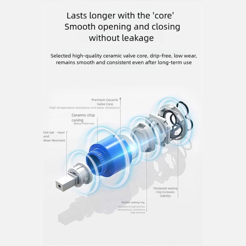 Spatter Proof Kitchen Sink Basins Faucet 360 Degree Swivels Easily mount Hot Cold Water Mixer Single Handle Sink Faucet