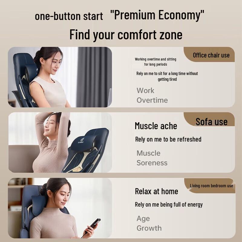 CLORIS German 4D Kneading Car Seat Massager