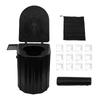 Portable Toilet Ergonomic Travel Car Folding Toilet Compact Potty with Lid for Camping Hiking Beach Backpacking Fishing