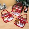 Christmas apple bag snowman gift bag Christmas Eve fruit packaging bag velvet gift tote bag apple box