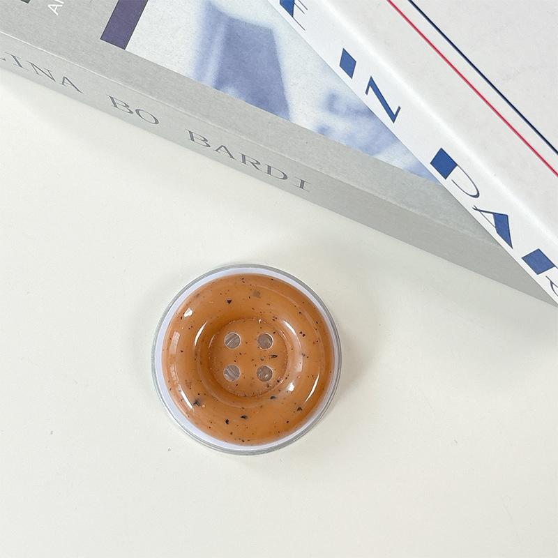 Ink Splashing Button Three-Dimensional Mobile Phone Airbag Bracket Magnetic Suction Telescopic Desktop Folding Bracket Lazy Ring Niche