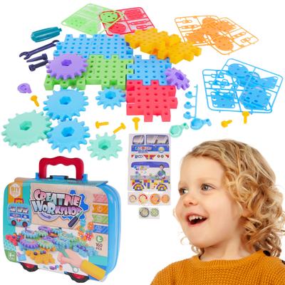 Handyman's Set Suitcase Puzzle Montessori Puzzle Blocks Screws