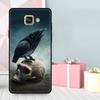Crow Raven Dark Skull Case For Samsung Galaxy J7 J5 J3 2017 J1 A3 A5 2016 A9 A7 A6 A8 J8 2018 J6 J4 Plus Cover