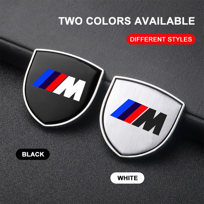 1Pcs 3D Metal M LOGO Emblem Auto Door Shield Car Body Badge Sticker For BMW 330Li 325Li 320Li E46 E39 E90 E60 E36 F30 F10 E34 X5 E53 E30 F20
