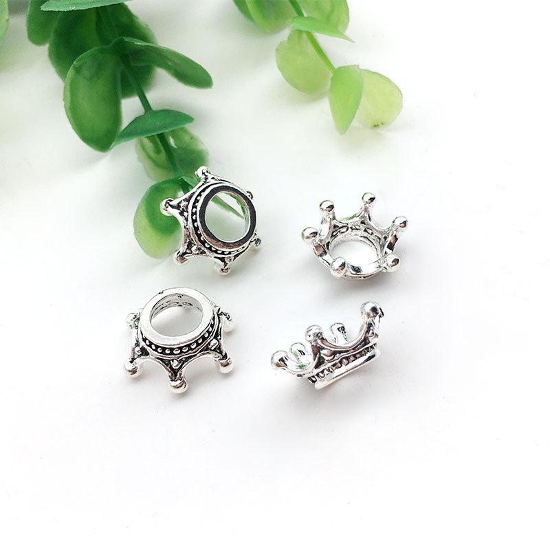 Zhongcheng Small Crown Alloy Pendant - Japanese & Korean Cartoon Hair Accessory