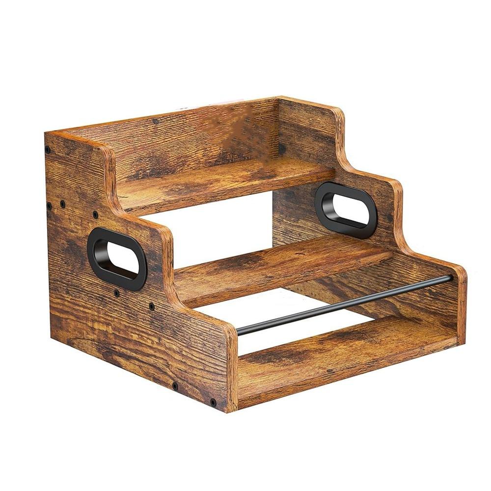 Detachable Wine Bottle Rack Wooden Seasoning Storage Rack Versatile Liquor Cabinet Restaurant