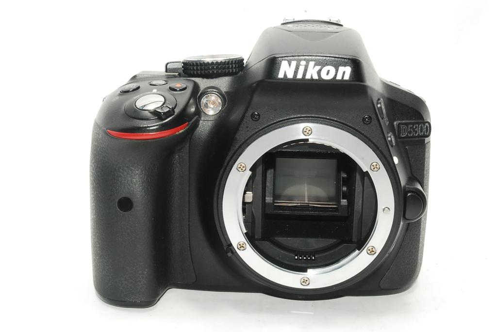 Nikon D5300 Digital SLR Camera with VR II Lens LCD 18-55mm Kit, Black, 24MP, 3.2-inch (D5300LK18-55VR2BK)