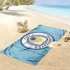 Manchester City Print Beach Towel, Large Soft Quick Dry Towel for Beach Camping Swimming