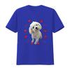 Maltese Dog Lover Puppy Owner Maltipoo Mix Fans Hearts T shirt vintage Washed fashion Comfortable Soft Versatile Stylish