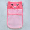 Childrens Bathroom Mesh Storage Bag Waterproof Hanging Toy Organizer For Bathtub Use