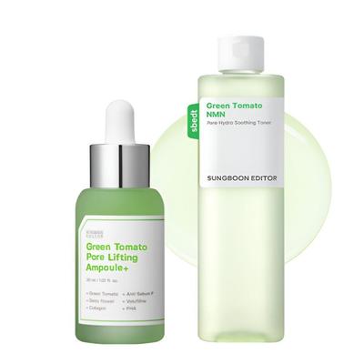 Green Tomato Pore Ampoule & Toner Set 30ml+350ml X 1