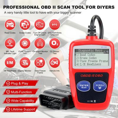 1 PC Araba Arıza Teşhis Cihazı Obd2 Arıza Kodlarını Temizle Teşhis Tarama Araçları Evrensel Sürüm