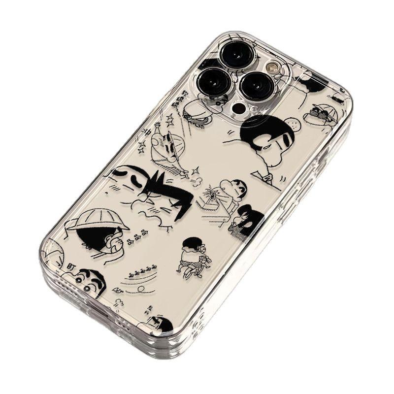 Graffiti illustration Xiaoxin iPhone17Promax mobile phone case cartoon for Apple 16promax space case 15