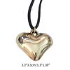 Heart Pendant Choker Necklace Neck Chain Adjustable Length Neckchain Fashionable Neckwear Jewelry Y2K Accessory Gift