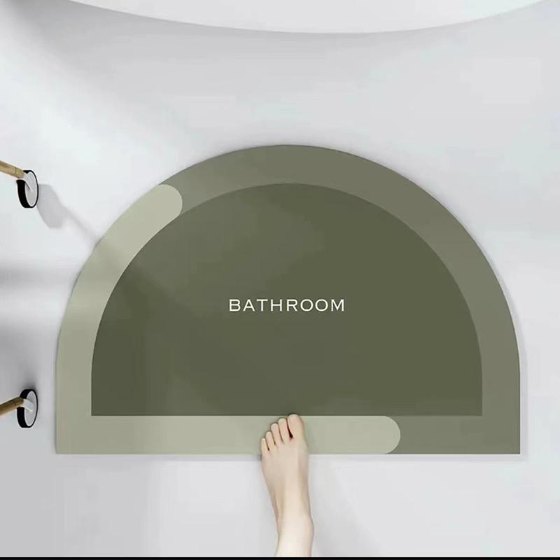Water Absorbent Floor Mats Imitation Diatom Mud Bathroom Cartoon Entry Door Bathroom Quick Drying Toilet Foot Mats Carpet Home