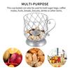 Coffee Pod Vegetable Mesh Holder Universal Cup Shaped Storage Basket Sturdy Large Capacity Steel Container Home Cafe