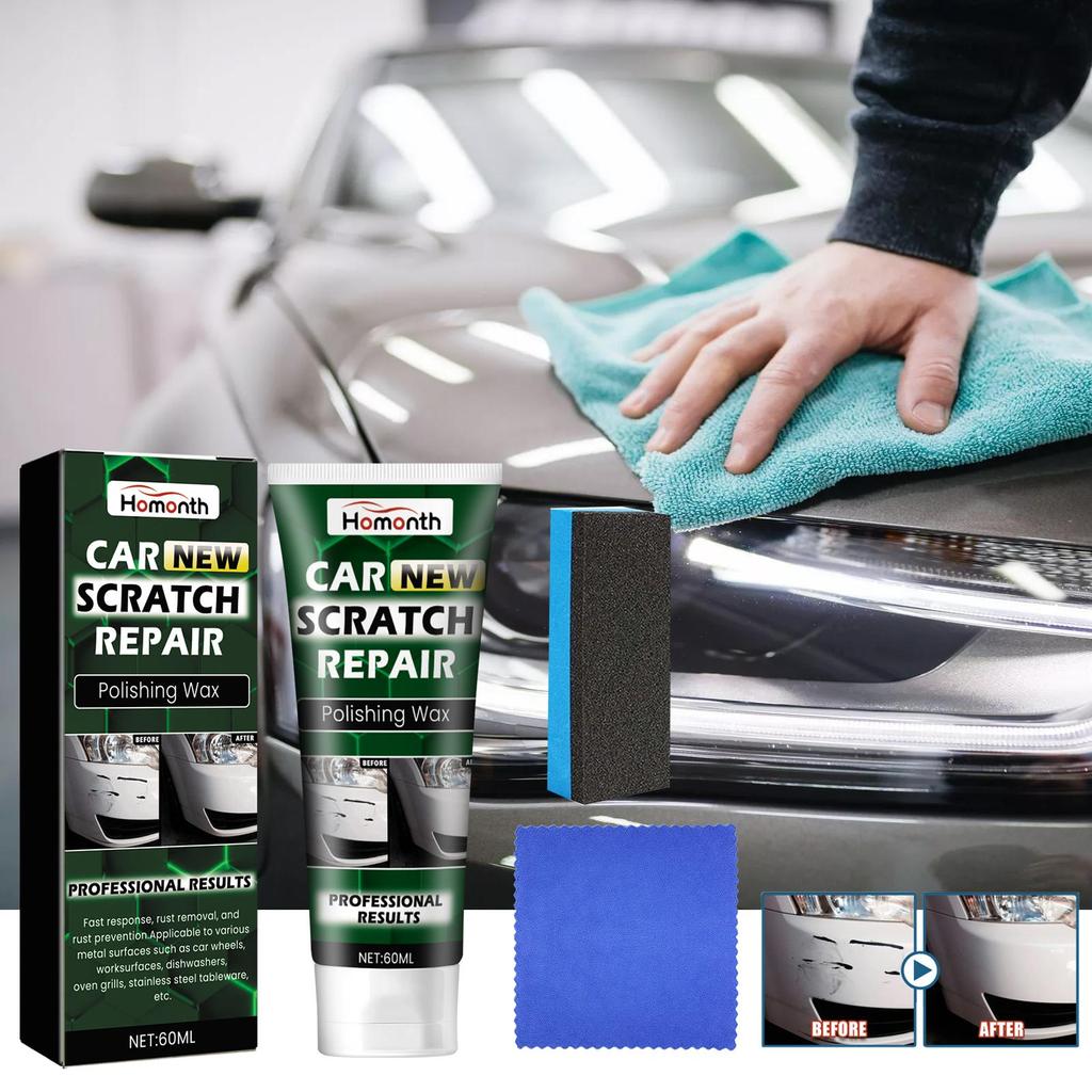 Homonth Car Scratch Polishing Paste Car Care Renovation Cleaning Paint Scratch Repair Scratch Care Paste