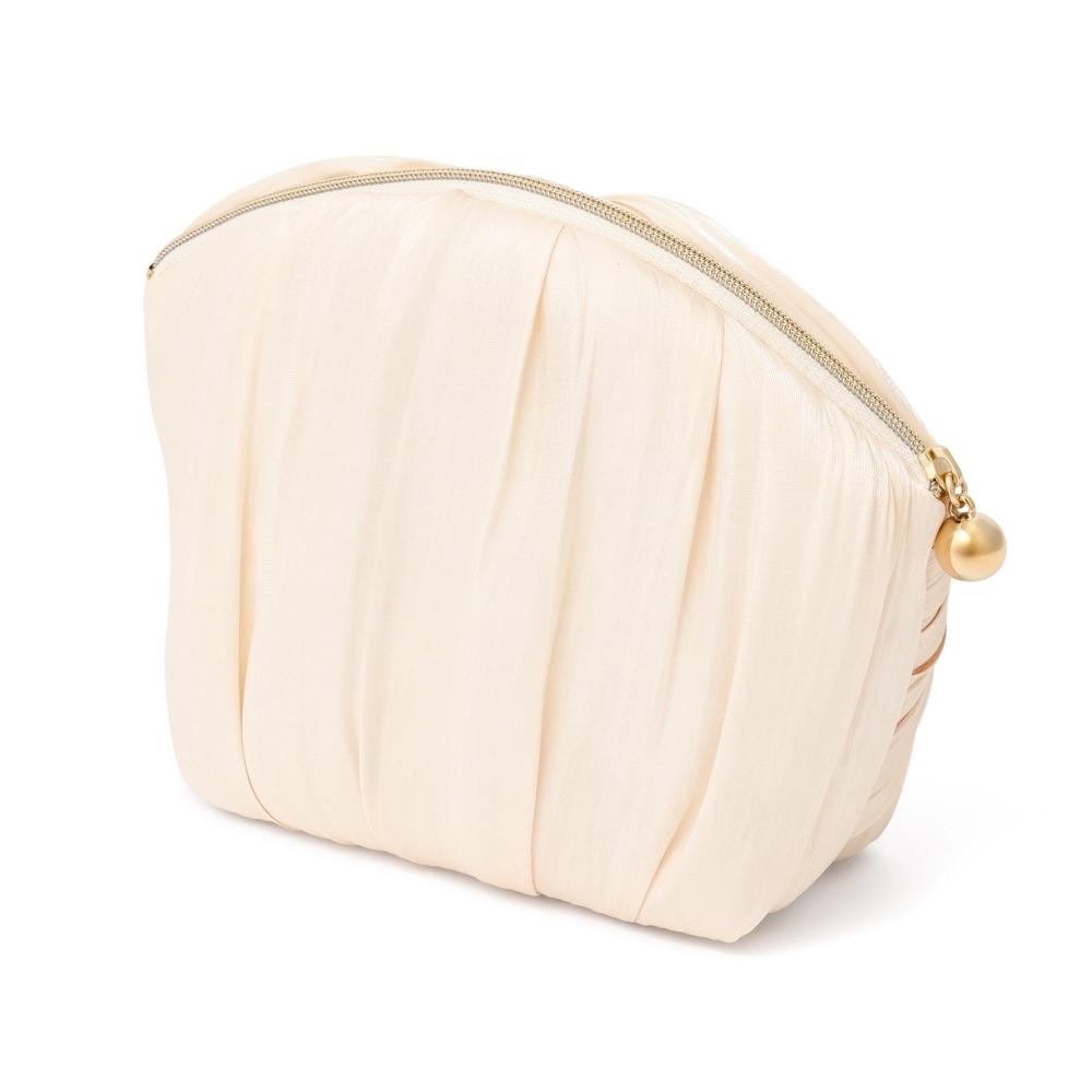Franc Franc Japan Chiffon Ribbon Pouch L Ivory