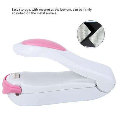Portable Bag Clips Handhold   Electric Heat Sealing Machine Impulse Sealer (White)