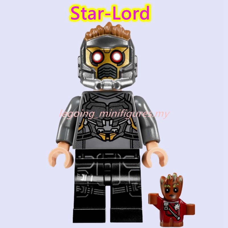 Kompatibel mit Minifiguren Star-Lord Marvel Avengers Endgame Bausteine Spielzeug für Kinder