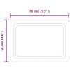 Vidaxl Lustro Łazienkowe Z Led, 50X70 Cm