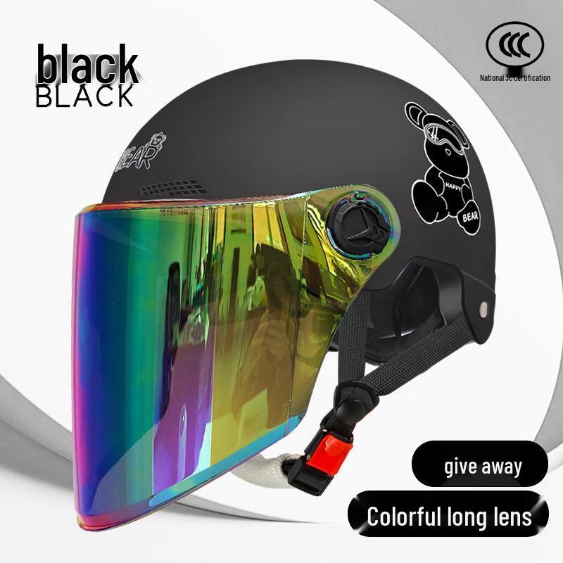 JINGRX All-Season 3C Certified Motorcycle & Electric Vehicle Helmet