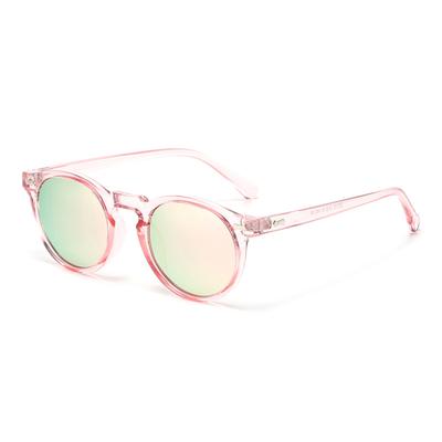 Okrągłe okulary przeciwsłoneczne w stylu retro z detalami ćwieków, inspirowane modą japońską i koreańską, europejskie i amerykańskie okulary przeciwsłoneczne z polaryzacją