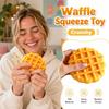 Crunchy Crackling Waffle Squishy Toy Building Blocks Realistic Dessert Pinch  Children's Gifts