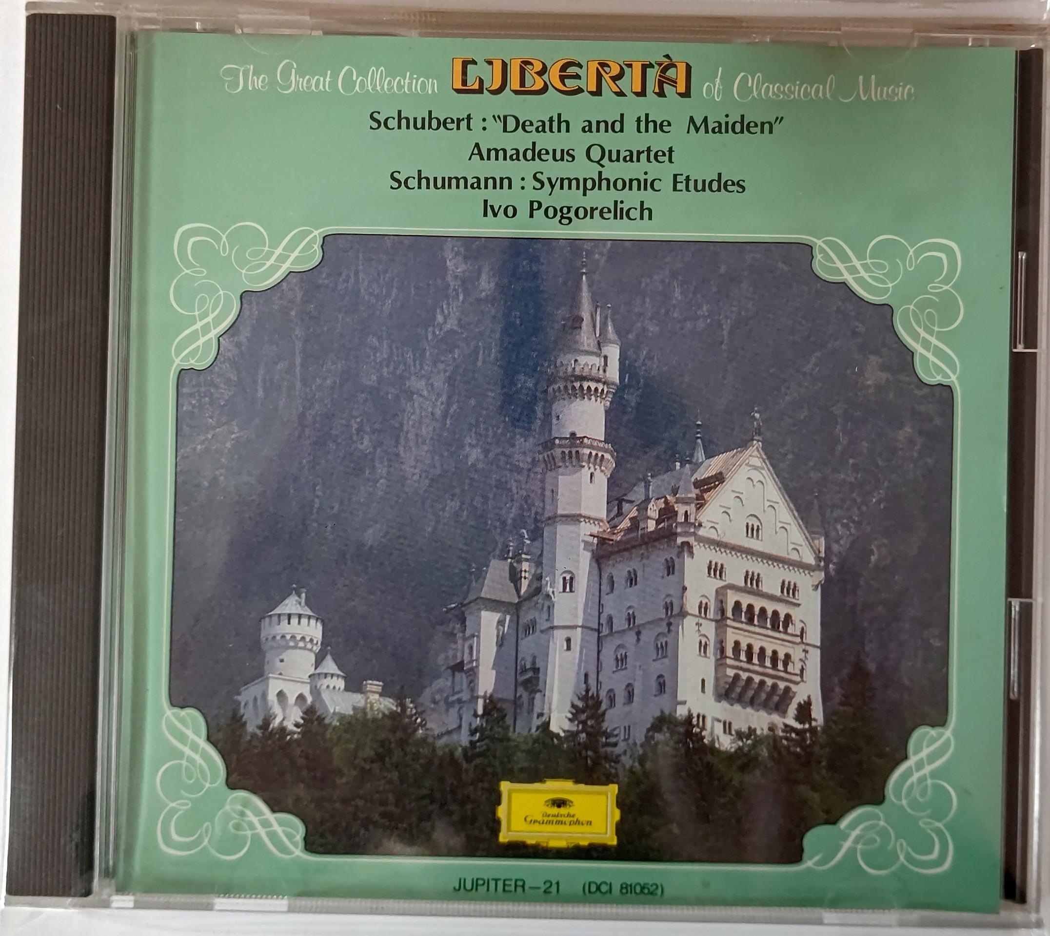 

CD AMADEUS QUARTET IVO POGORELICH Schubert String Quartet No. 14 Dea DCI81052 DEUTSCHE GRAMMO Japan Classical Used