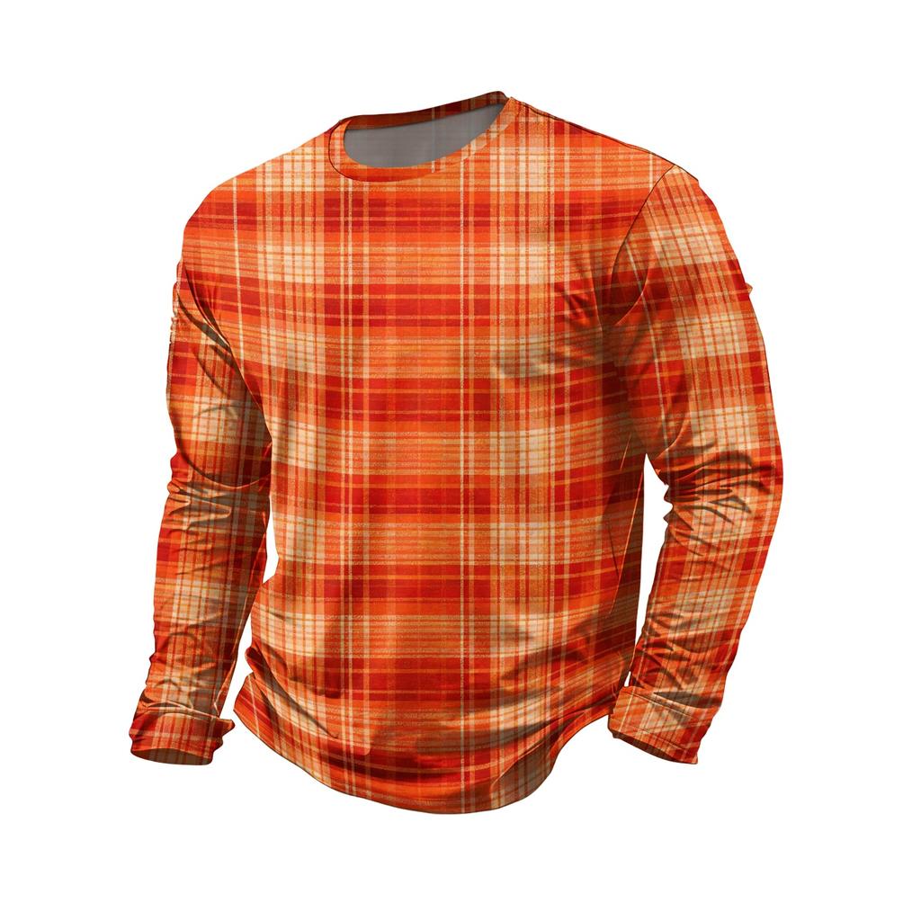 Men's Neck Long Sleeve T-Shirt