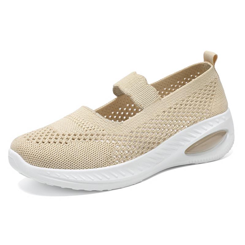 Women's Comfortable Summer Slip-On Shoes - Soft, Breathable, Lightweight Old Beijing Cloth Style