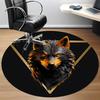 1pc Wolf Pack Office Round Area Rug, Under Office Chairs Bedroom Living Room Home Decor, Room Deco, Available in Various Sizes