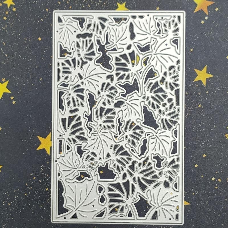 Metall-Stanzteile Einladungsrahmen Präge-Schablone Stanzformen für Kartenherstellung Scrapbooking Papierhandwerk DIY-Schablone X3UC