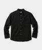 Kueo Garment Washed Cotton Shirt (Washed Black)